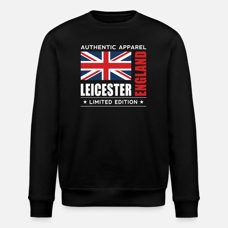 Leicester - Stanley/Stella Unisex Bio-Sweatshirt ROLLER - Schwarz