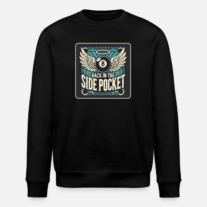 Design de billard - Sweat bio ROLLER Stanley/Stella Unisexe - noir