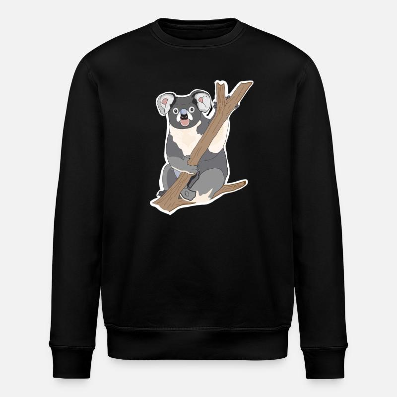 Koala Koala Ours - Sweat bio ROLLER Stanley/Stella Unisexe - noir