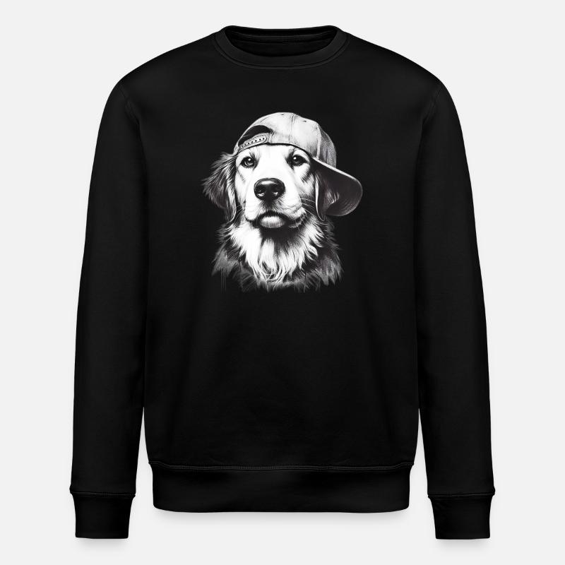 Chien - Sweat bio ROLLER Stanley/Stella Unisexe - noir