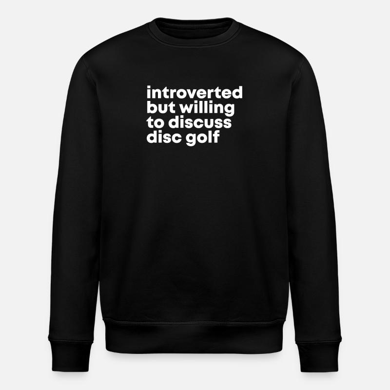 Discgolf - Stanley/Stella Unisex Bio-Sweatshirt ROLLER - Schwarz