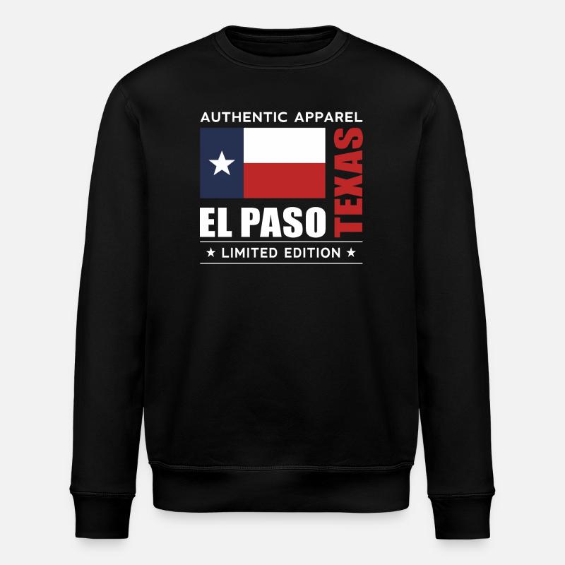 El Paso - Stanley/Stella Unisex Bio-Sweatshirt ROLLER - Schwarz