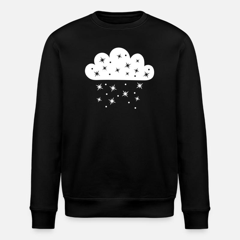 Wolke Sternenfall - Stanley/Stella Unisex Bio-Sweatshirt ROLLER - Schwarz