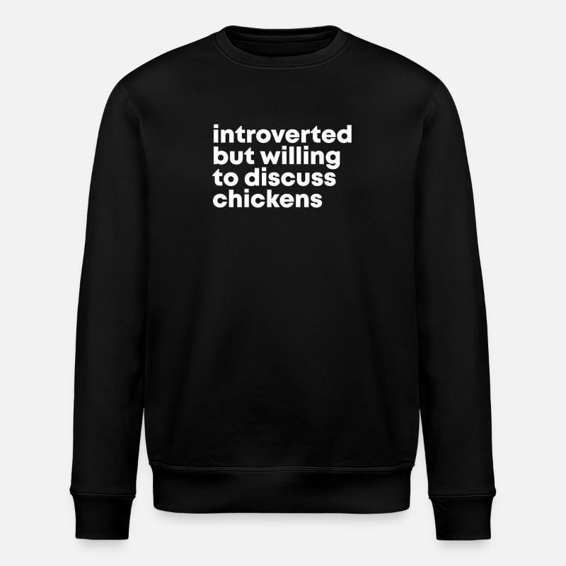 poulet - Sweat bio ROLLER Stanley/Stella Unisexe - noir