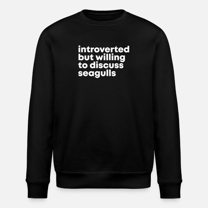 Möwe - Stanley/Stella Unisex Bio-Sweatshirt ROLLER - Schwarz