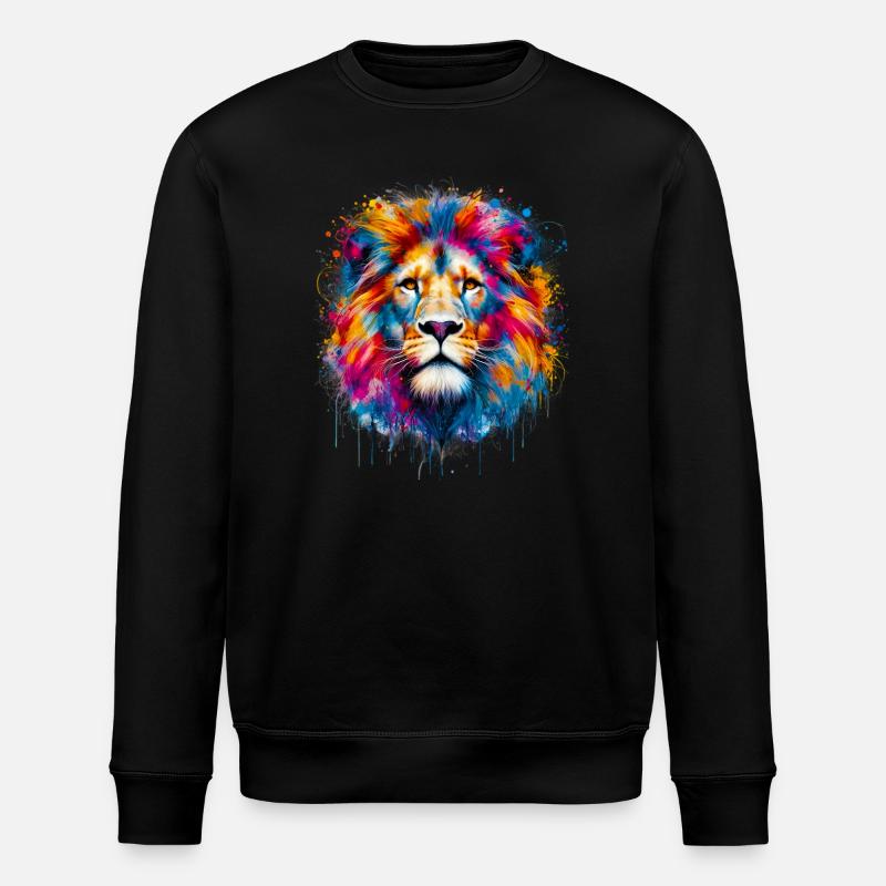 Lion - Sweat bio ROLLER Stanley/Stella Unisexe - noir