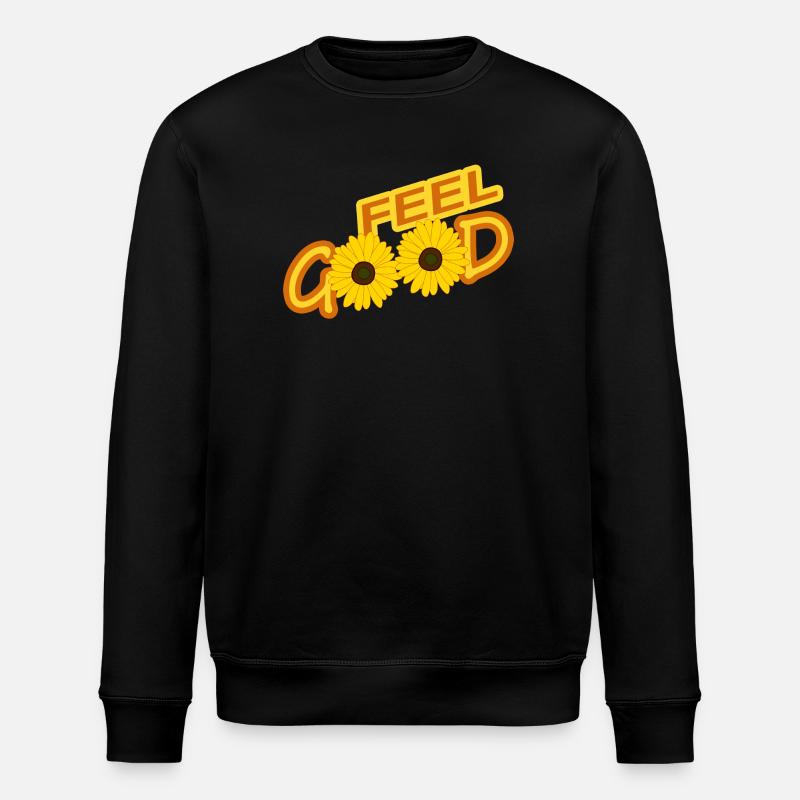 FEEL GOOD - Stanley/Stella Unisex Bio-Sweatshirt ROLLER - Schwarz