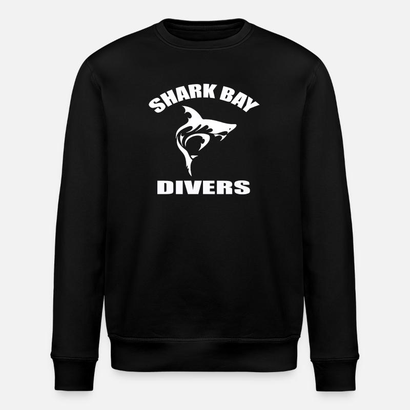 SHARK BAY DIVERS - Stanley/Stella ROLLER Unisex Organic Sweatshirt - black