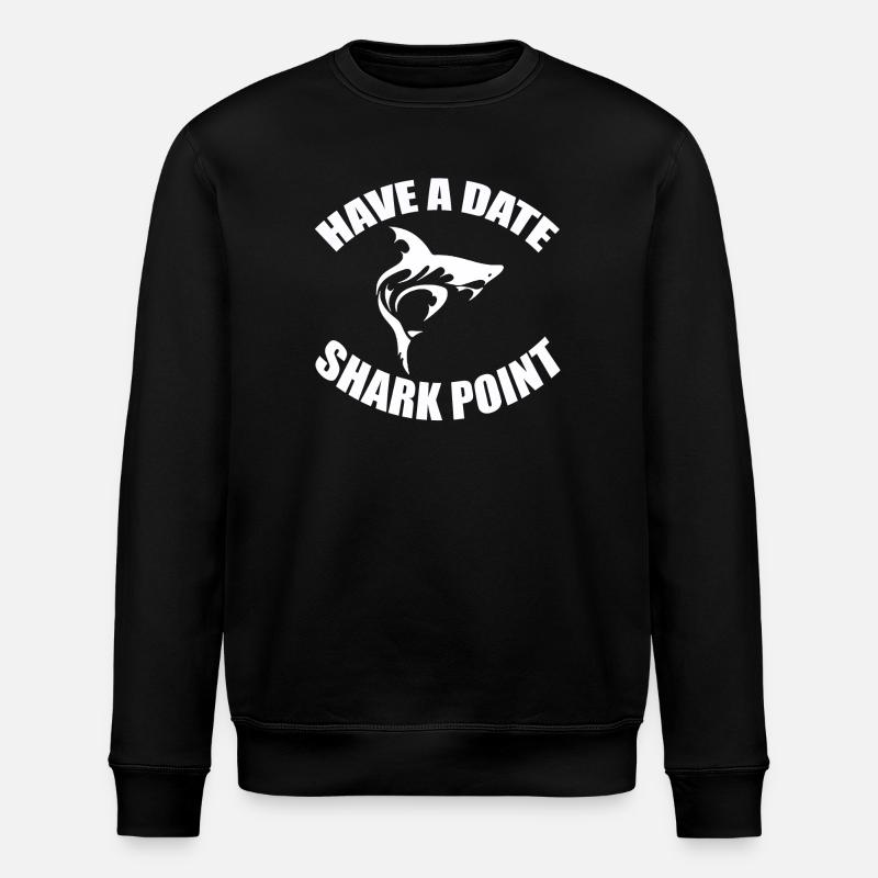 HAVE A DATE - SHARK POINT - Stanley/Stella Unisex Bio-Sweatshirt ROLLER - Schwarz