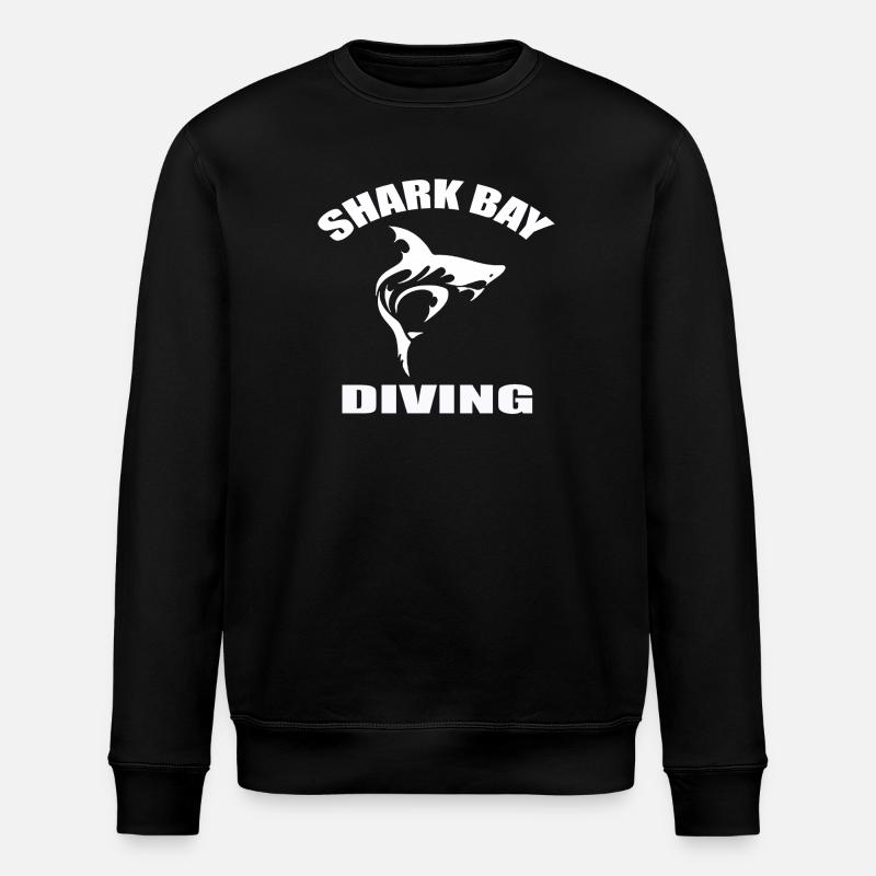 SHARK BAY DIVING - Stanley/Stella Unisex Bio-Sweatshirt ROLLER - Schwarz