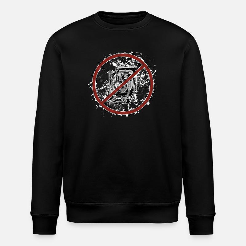 Please do not take photos - Stanley/Stella ROLLER Unisex Organic Sweatshirt - black