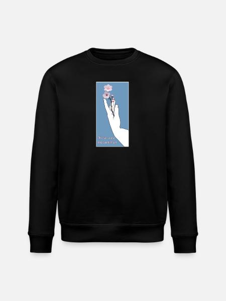 Tu es belle - Sweat bio ROLLER Stanley/Stella Unisexe - noir