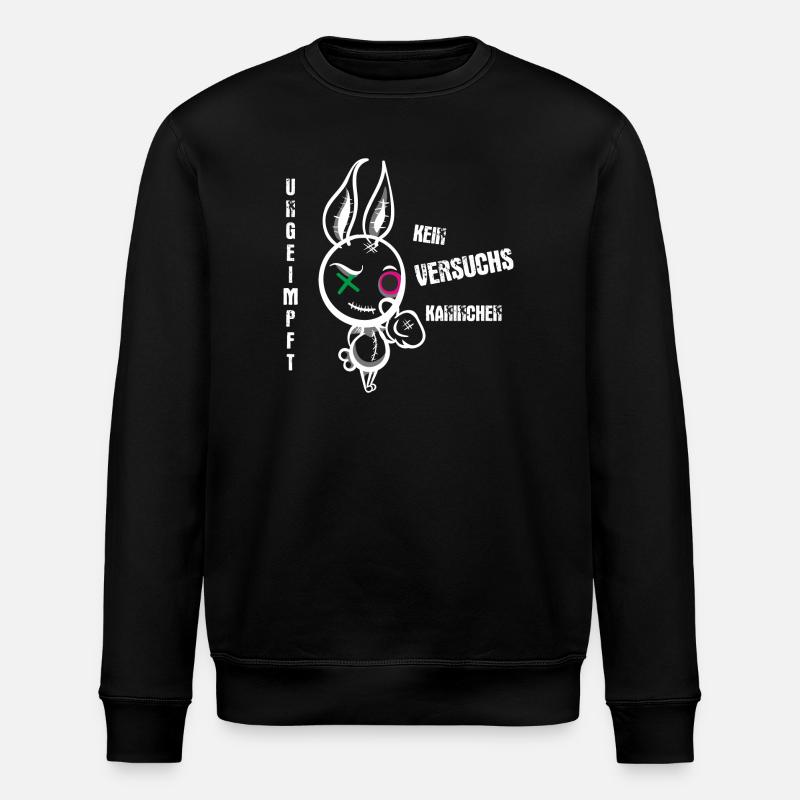 Patchbunny Kämpfer - Stanley/Stella Unisex Bio-Sweatshirt ROLLER - Schwarz
