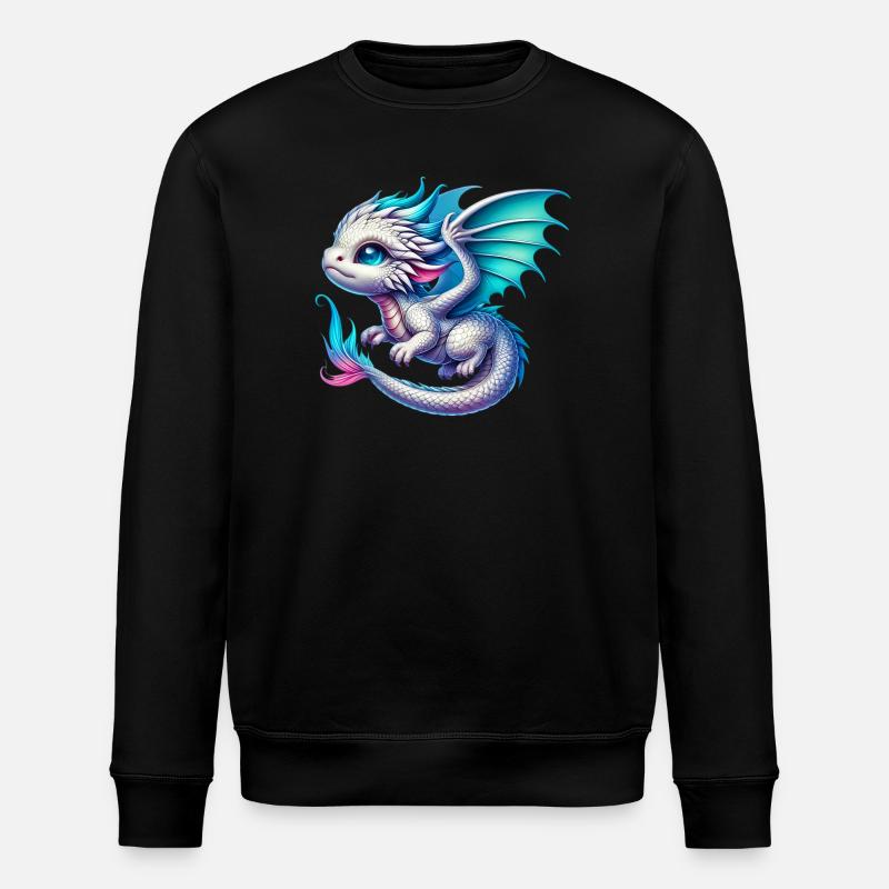 Dragon - Stanley/Stella ROLLER Unisex Organic Sweatshirt - black