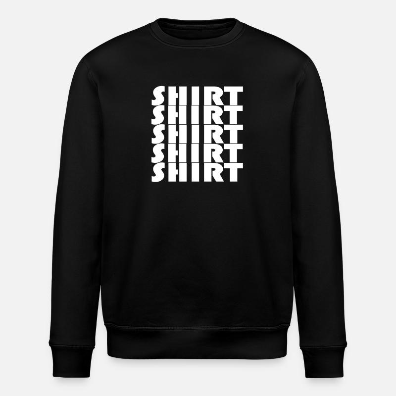 CHEMISE - Sweat bio ROLLER Stanley/Stella Unisexe - noir