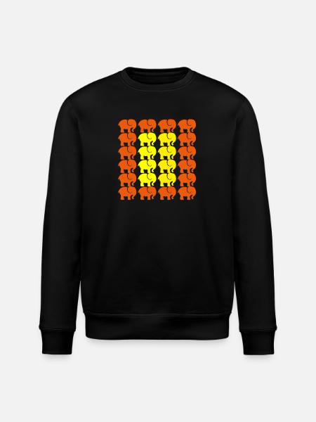 ELEFANT - Stanley/Stella Unisex Bio-Sweatshirt ROLLER - Schwarz
