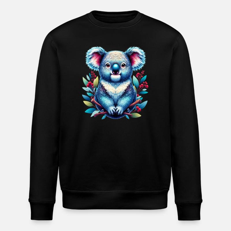 Koala - Stanley/Stella ROLLER Unisex Organic Sweatshirt - black