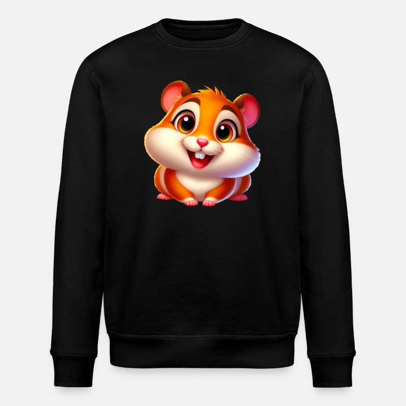 Hamster - Stanley/Stella ROLLER Unisex Organic Sweatshirt - black