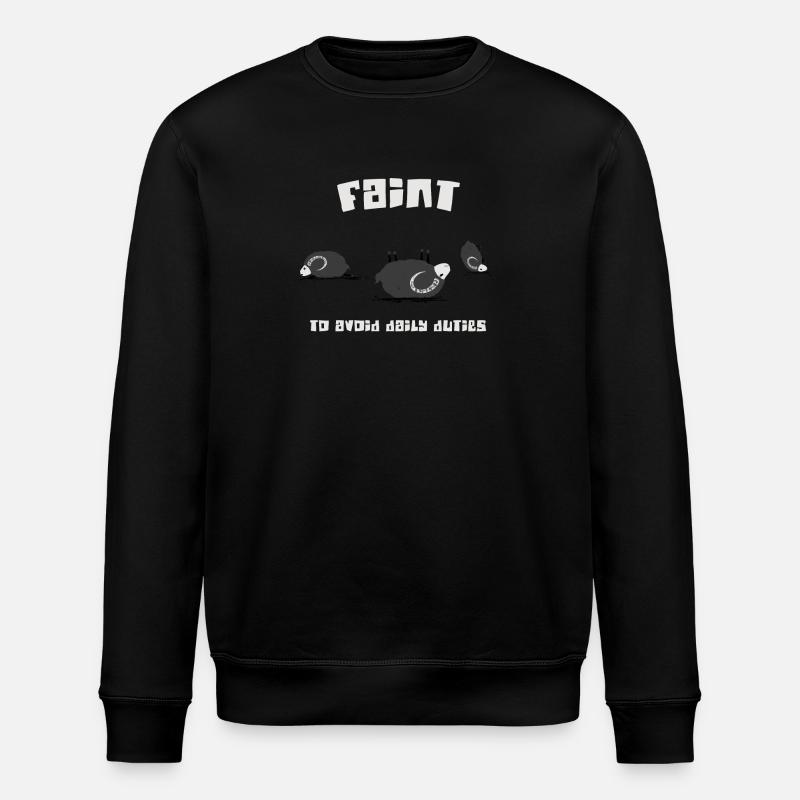 Faint - Stanley/Stella ROLLER Unisex Organic Sweatshirt - black