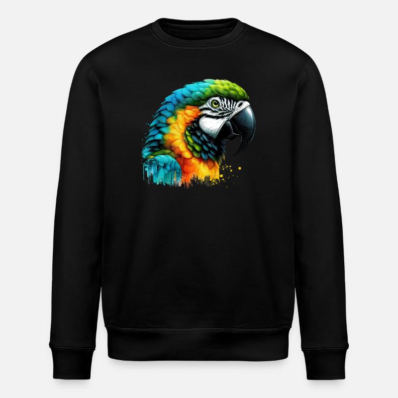 Parrot - Stanley/Stella ROLLER Unisex Organic Sweatshirt - black