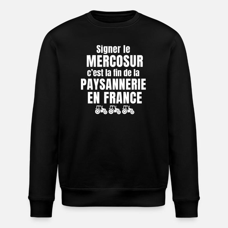 peasant, agriculture, farmer, farmer - Stanley/Stella ROLLER Unisex Organic Sweatshirt - black