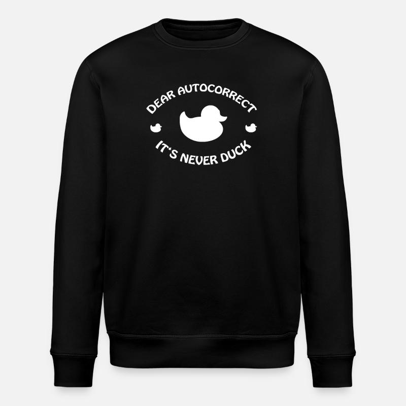 DUCK - Stanley/Stella Unisex Bio-Sweatshirt ROLLER - Schwarz