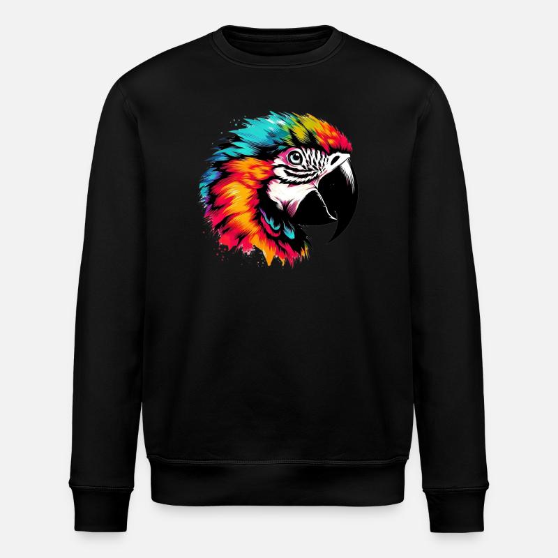 Perroquet - Sweat bio ROLLER Stanley/Stella Unisexe - noir