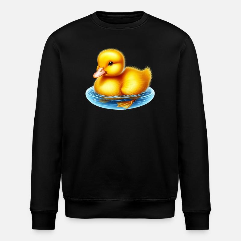 Caneton Canard Canard Canard - Sweat bio ROLLER Stanley/Stella Unisexe - noir