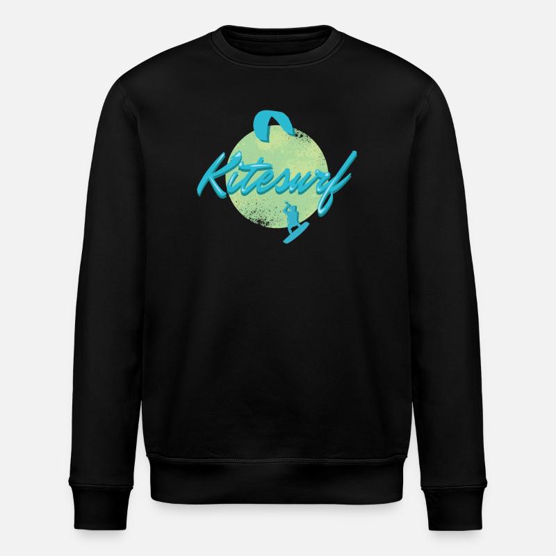 KITESURF2025 - Stanley/Stella Unisex Bio-Sweatshirt ROLLER - Schwarz