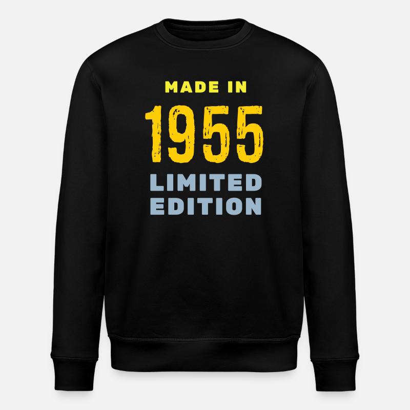 1955 - Stanley/Stella Unisex Bio-Sweatshirt ROLLER - Schwarz