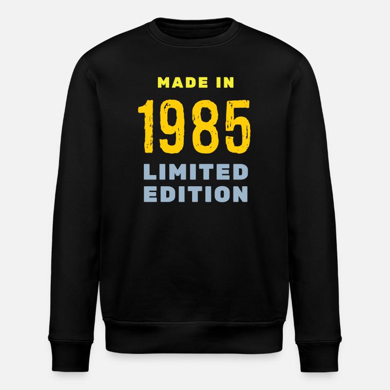1985 - Sweat bio ROLLER Stanley/Stella Unisexe - noir