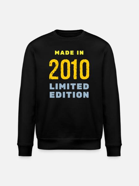 2010 - Stanley/Stella ROLLER Unisex Organic Sweatshirt - black