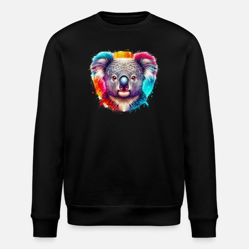 Koala - Sweat bio ROLLER Stanley/Stella Unisexe - noir