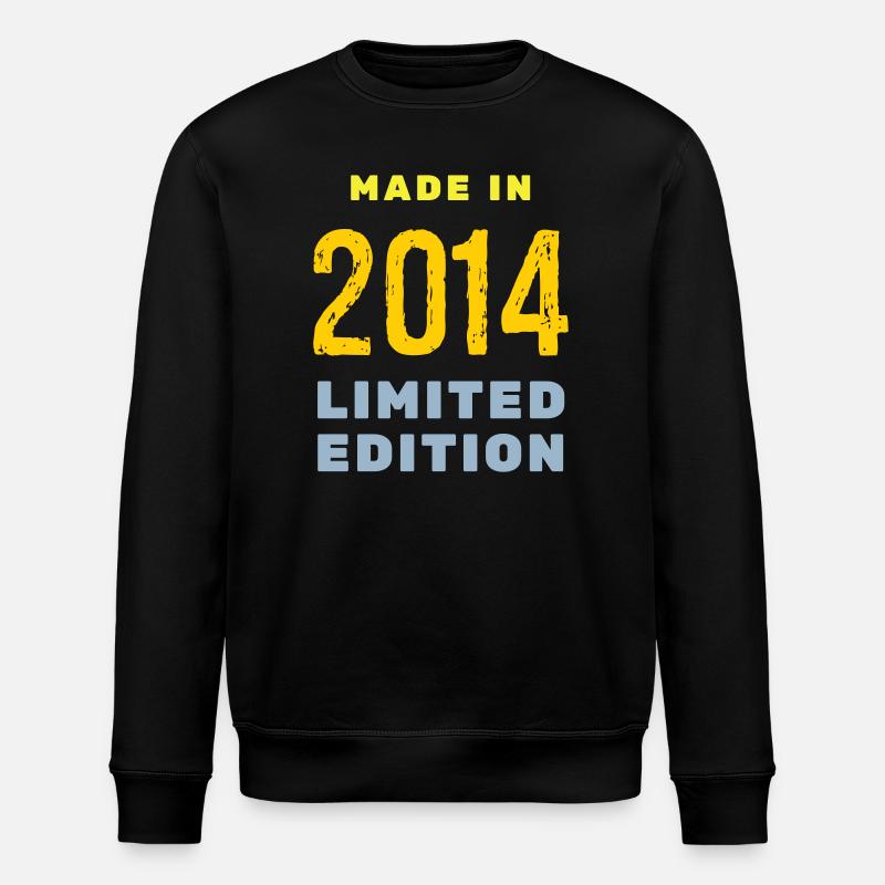 2014 - Stanley/Stella Unisex Bio-Sweatshirt ROLLER - Schwarz