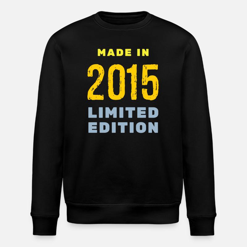 2015 - Stanley/Stella ROLLER Unisex Organic Sweatshirt - black