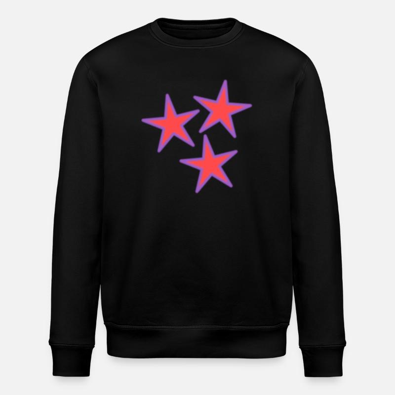 ETOILE. HAPPY BIRTHDAY. JOYEUX ANNIVERSAIRE - Sweat bio ROLLER Stanley/Stella Unisexe - noir