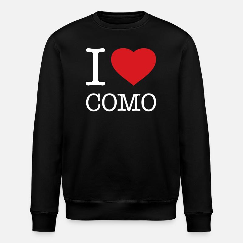 I LOVE COMO - Stanley/Stella ROLLER Unisex Organic Sweatshirt - black