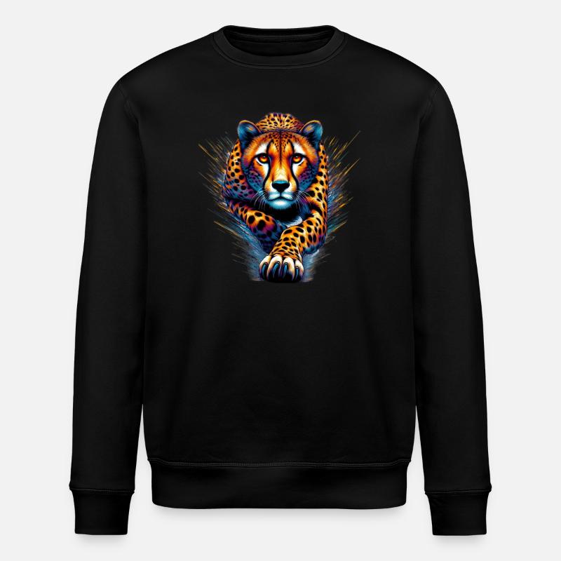 Gepard - Stanley/Stella Unisex Bio-Sweatshirt ROLLER - Schwarz