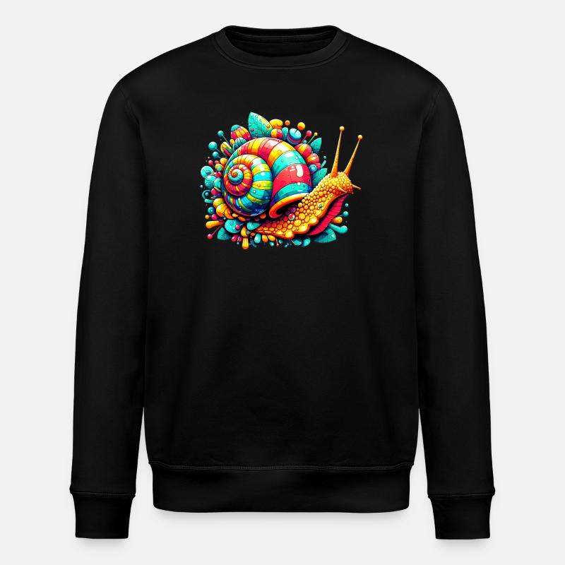 Escargot - Sweat bio ROLLER Stanley/Stella Unisexe - noir