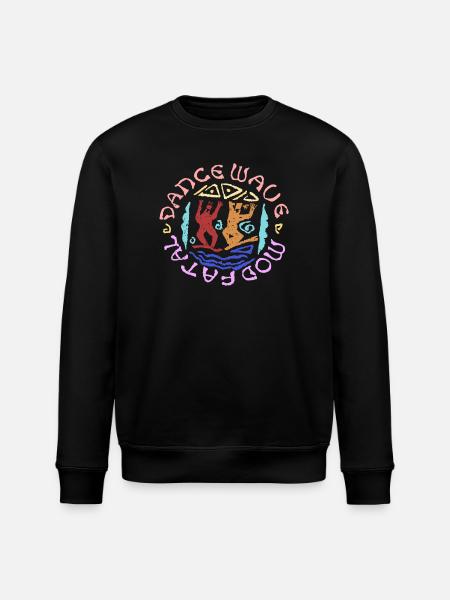 SHARKY OLDHOUSE dance wave mod fatal - Stanley/Stella Unisex Bio-Sweatshirt ROLLER - Schwarz