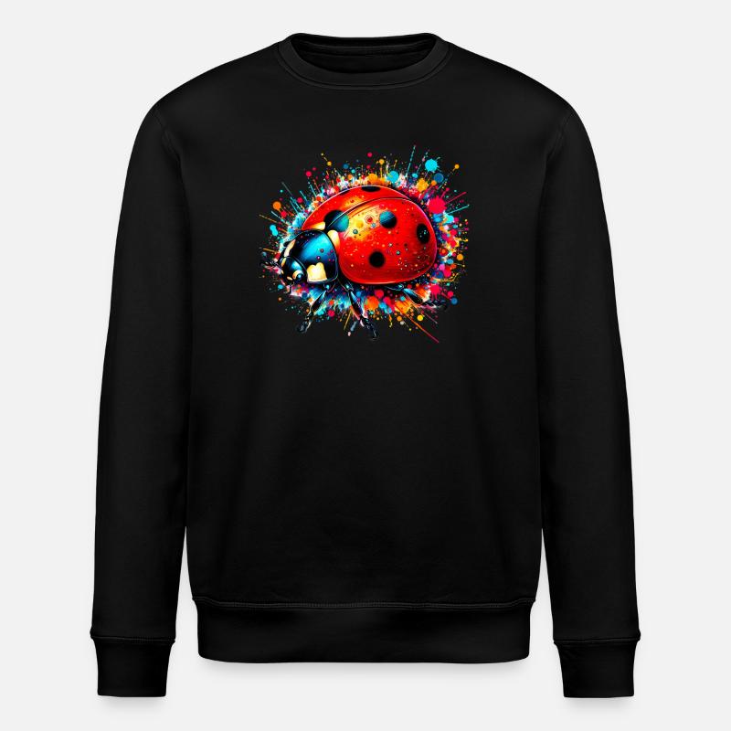Ladybird - Stanley/Stella ROLLER Unisex Organic Sweatshirt - black