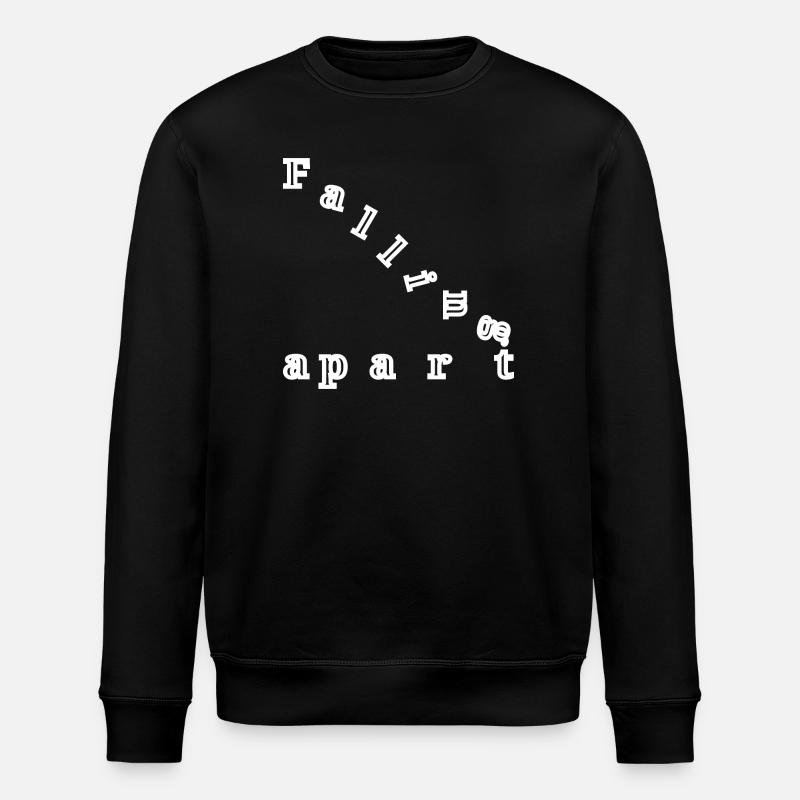 Falling apart - Stanley/Stella ROLLER Unisex Organic Sweatshirt - black
