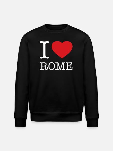 I LOVE ROME - Stanley/Stella ROLLER Unisex Organic Sweatshirt - black
