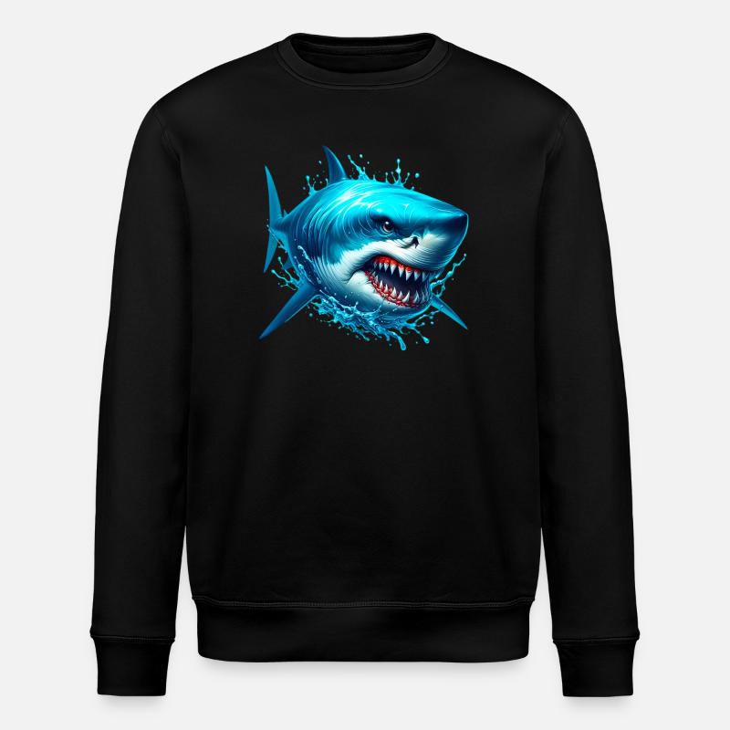 Requin - Sweat bio ROLLER Stanley/Stella Unisexe - noir