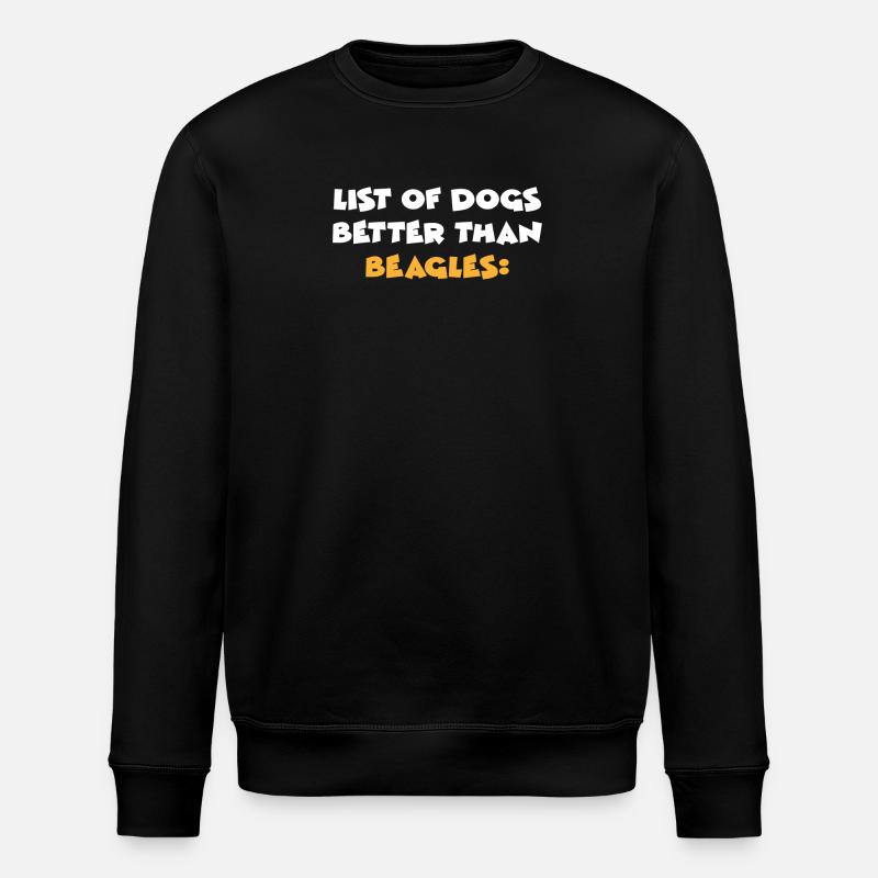 Beagle - Sweat bio ROLLER Stanley/Stella Unisexe - noir