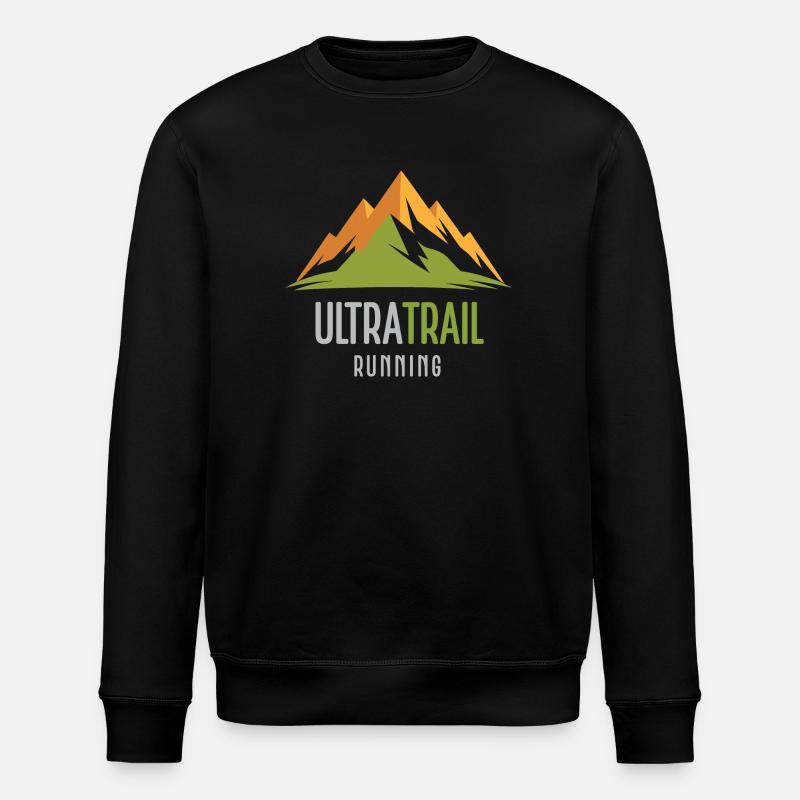 Ultra Trail Running - Stanley/Stella ROLLER Unisex Organic Sweatshirt - black