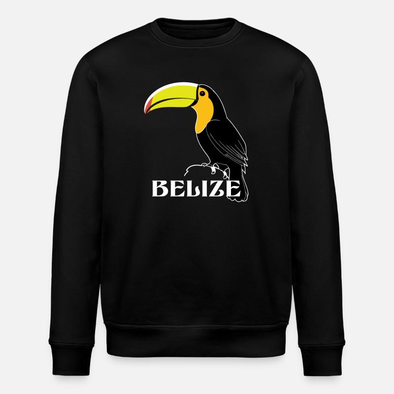 Tukan Belize - Stanley/Stella Unisex Bio-Sweatshirt ROLLER - Schwarz