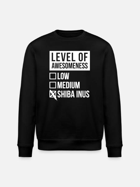 Shiba Inu - Stanley/Stella ROLLER Unisex Organic Sweatshirt - black