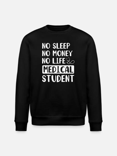 Medicine Student Doctor - Stanley/Stella ROLLER Unisex Organic Sweatshirt - black