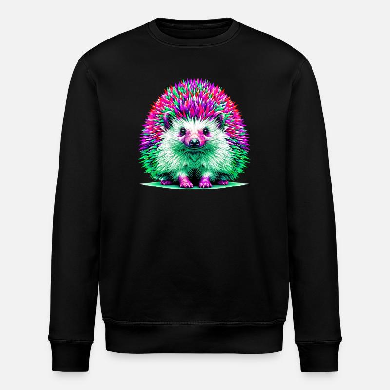 Igel - Stanley/Stella Unisex Bio-Sweatshirt ROLLER - Schwarz